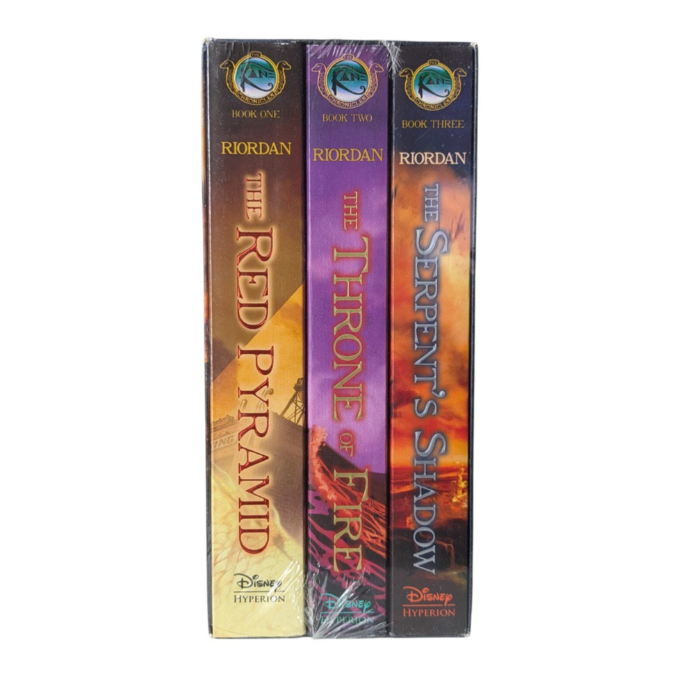 The Kane Chronicles Paperback Box Set by Rick Riordan New 2013 Disney Hyperion